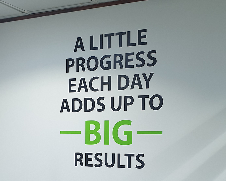 Cutout Wall Lettering