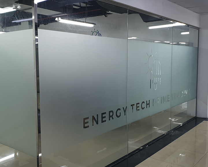 Custom Design Frosted Sticker