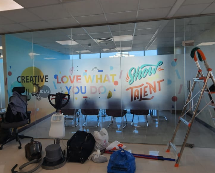 Print Frosted Sticker