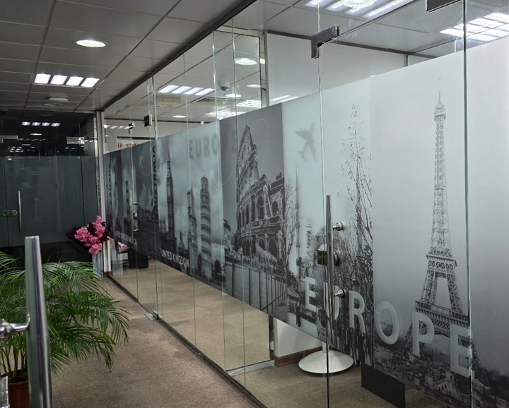 Print Frosted Sticker